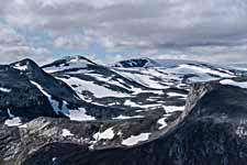 Dovrefjell. Ein Plateau des Berges Nystugguhøa