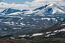 Dovrefjell. Berg Snøhetta