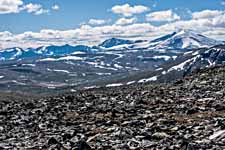 Dovrefjell. Steiniger Boden