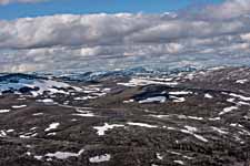 Dovrefjell. Ausblick vom Berg Vesl-Nystugguhøa