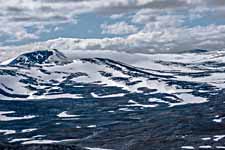Dovrefjell. Ausblick vom Berg Vesl-Nystugguhøa