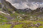 Aufstieg zum Berg Møysalen. Blick nach Südosten