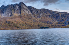 Sløverfjord. Insel Austvågøya