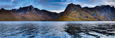 Sløverfjord. Insel Austvågøya