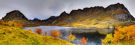 Ågvatnet. Insel Moskenesøya