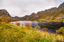 Ågvatnet. Insel Moskenesøya