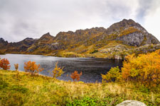 Ågvatnet. Insel Moskenesøya