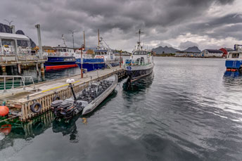 Lofoten. Hafen von Svolvær