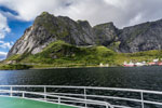 Moskenesøya. Zum Berg Hermannsdalstinden. Reinefjorden