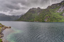 Lofoten. Blick zum Sløverfjord