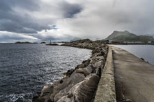 Lofoten. Svolvær. Mole