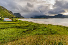 Lofoten. Flakstadøya. Jusnesvika