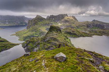 Moskenesøya. Auf dem Rückweg vom Hermannsdalstinden