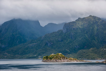 Raftsund. Seefahrt: Stockmarknes-Svolvær
