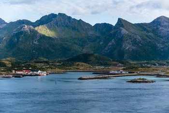 Lofoten. Gimsøystraumen Brücke
