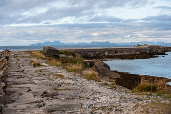 Lofoten. Insel Gimsøy. Hovsund. Mole