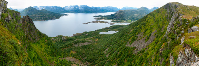 Insel Hinnøya. Aussichtspunkt Pundslett