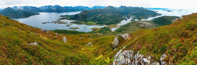 Insel Hinnøya. Aussichtspunkt Pundslett