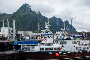 Lofoten. Insel Austvågøya. Stadt Svolvær