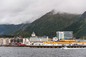 Lofoten. Insel Austvågøya. Stadt Svolvær