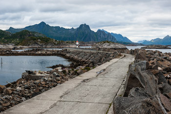 Lofoten. Insel Austvågøya. Kabelvåg. Mole