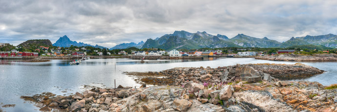 Lofoten. Insel Austvågøya. Kabelvåg. Mole