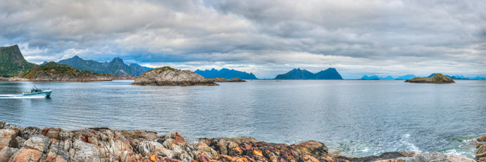 Lofoten. Insel Austvågøya. Kabelvåg. Mole