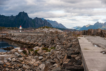 Lofoten. Insel Austvågøya. Kabelvåg. Mole