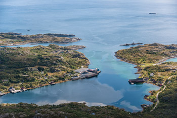 Lofoten. Insel Austvågøya. Berg Glomtinden