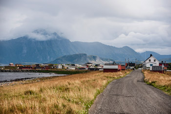 Lofoten. Vestvågøy. Fischerdorf Eggum.