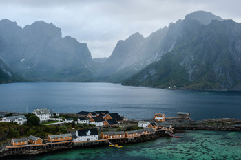 Lofoten. Moskenesøy. Reine. Vorfjorden