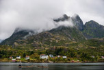 Raftsund. Siedlung Hanøyvika