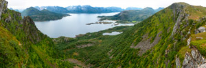Insel Hinnøya. Aussichtspunkt Pundslett