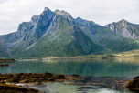 Lofoten. Insel Austvågøya. Morfjorden