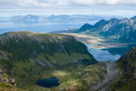 Lofoten. Insel Austvågøya. Zum Berg Matmora