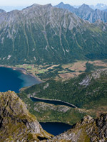 Lofoten. Insel Austvågøya. Berg Mathmora