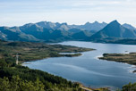 Lofoten. Insel Austvågøya. Berg Mathmora