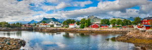 Lofoten. Insel Austvågøya. Svolvær. Insel Svinøya