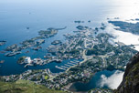 Lofoten. Insel Austvågøya. Svolvær Berge. Berg Blatinden
