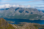 Lofoten. Insel Austvågøya. Svolvær Berge. Berg Blatinden