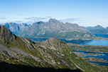 Lofoten. Insel Austvågøya. Svolvær Berge. Berg Blatinden