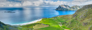 Lofoten. Vestvågøy. Berg Mannen