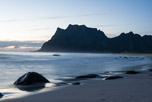Lofoten. Vestvågøy. Strand Utakleiv