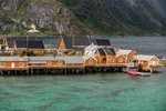 Lofoten. Moskenesøy. Reine. Insel Sakrisøya