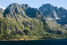Raftsund. Berge
