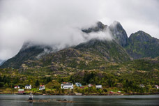 Raftsund. Siedlung Hanøyvika