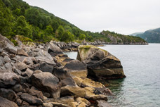 Sløverfjorden. Ufer