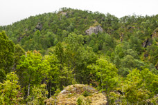 Sløverfjorden. Berglandschaft