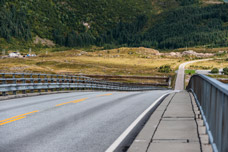 Lofoten. Gimsøystraumen Brücke