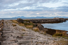 Lofoten. Insel Gimsøy. Hovsund. Mole